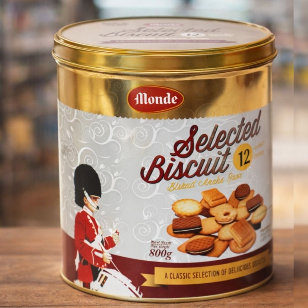 Monde top selected 800 gram/ Monde gold kaleng/ Kue monde/ Monde murmer
