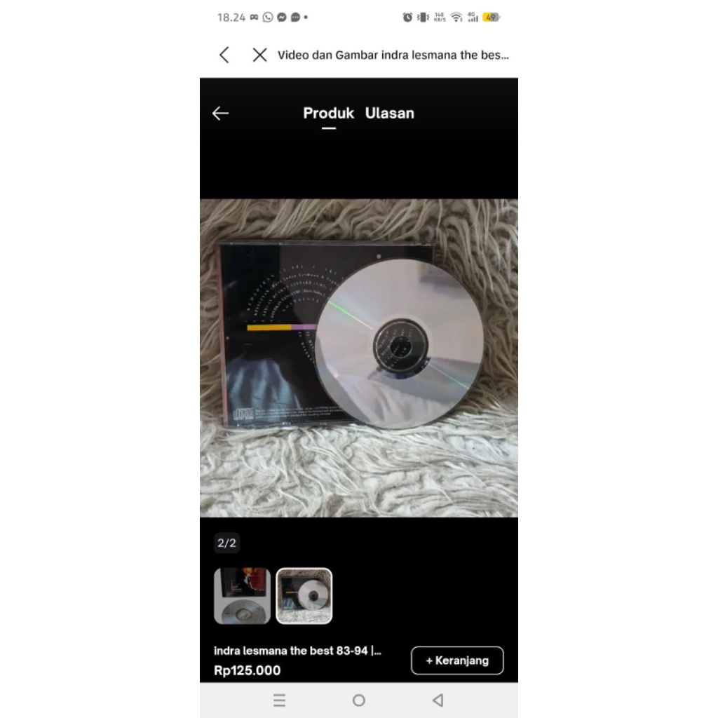 indra lesmana kaset cd