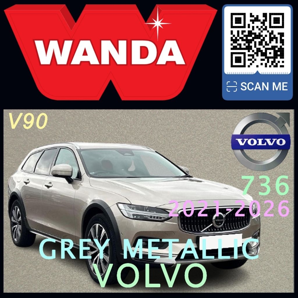 Cat Wanda Volvo Grey Metallic 736
