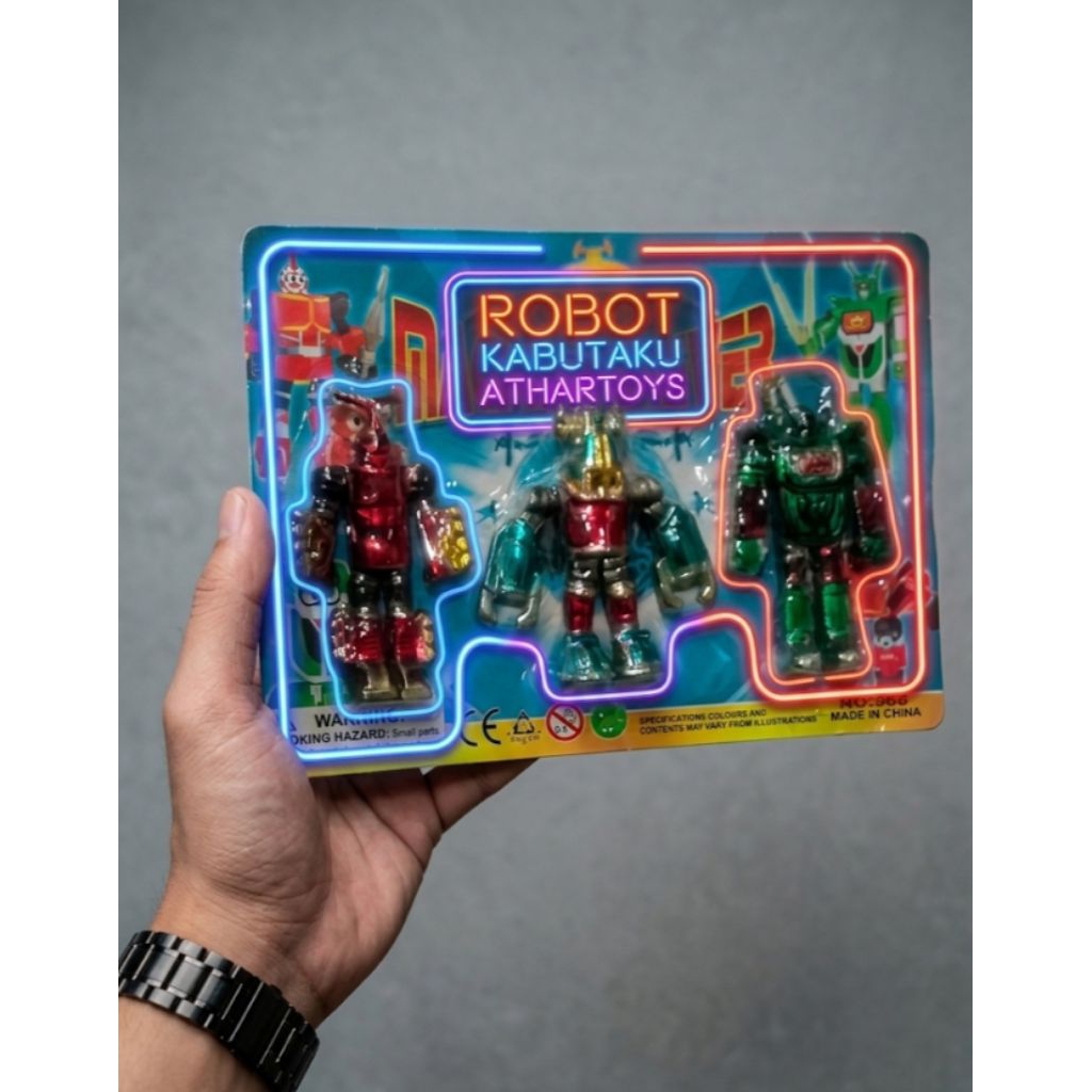 figure classic robot kabutaku set 3pcs