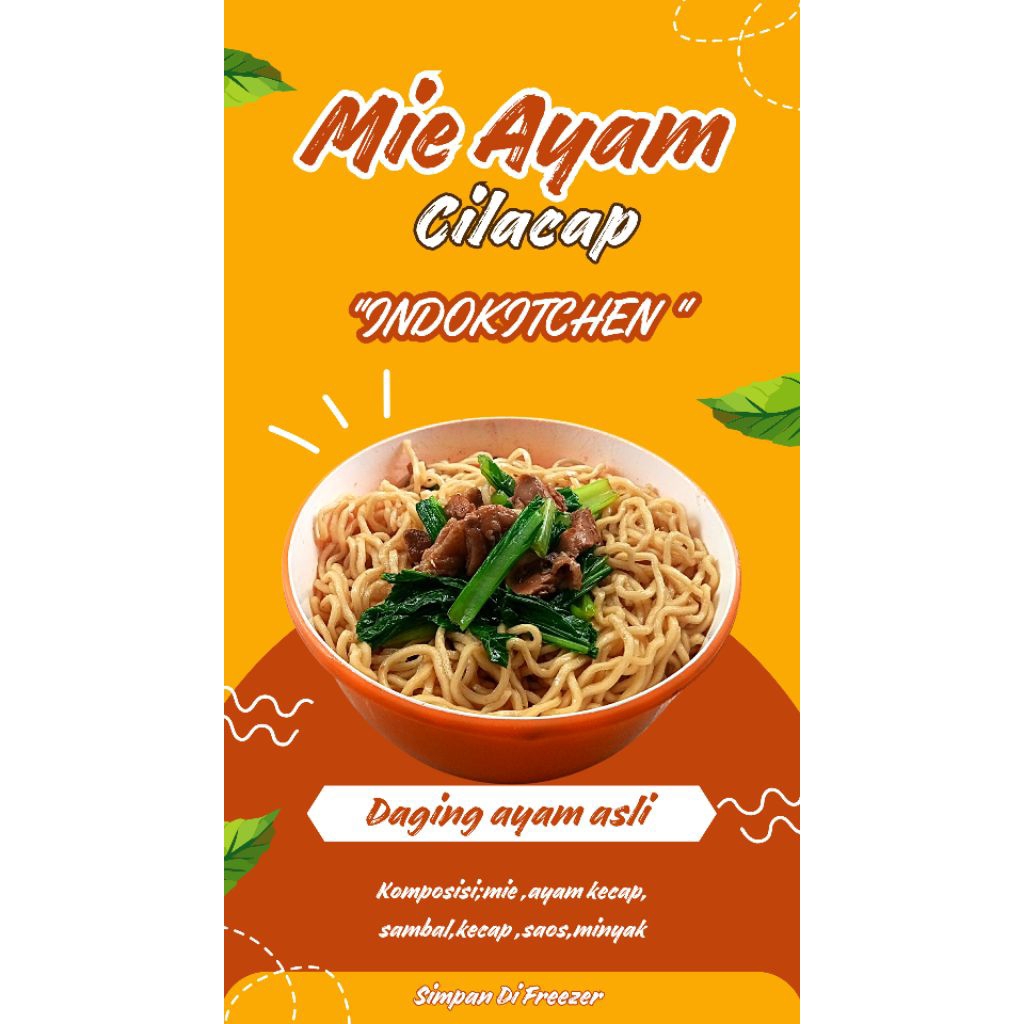 Mie Ayam Cilacap frozen food