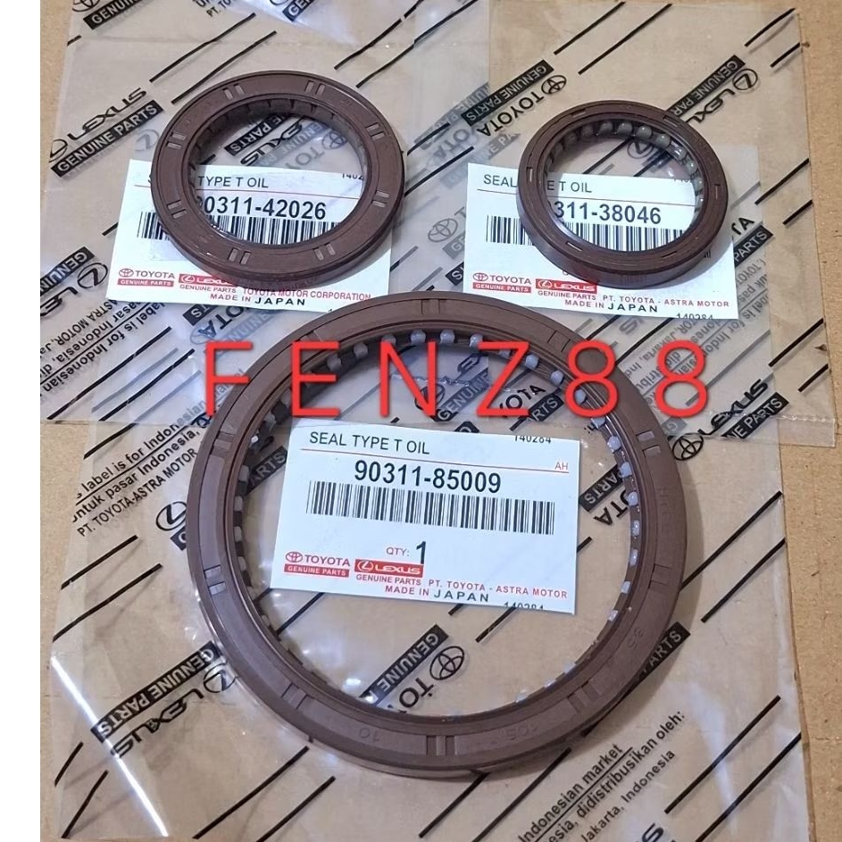 SEAL KRUK AS DEPAN BELAKANG SEAL NOKEN AS CORONA ABSOLUTE ST191 TWINCAM ST171 2.0 2000CC 1PAKET
