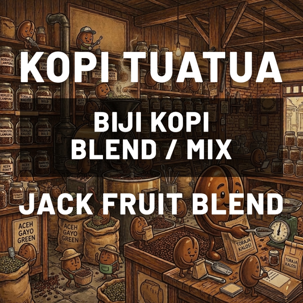 JACK FRUIT BLEND -  BIJI KOPI 1 kilo - BIJI KOPI TUATUA