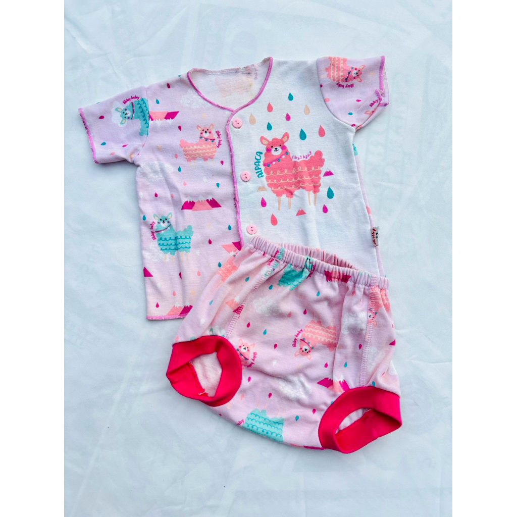 Preloved baju bayi 0-6bulan, Preloved baju fluffy baby, Preloved baju bayi murah, Stelan baju bayi p