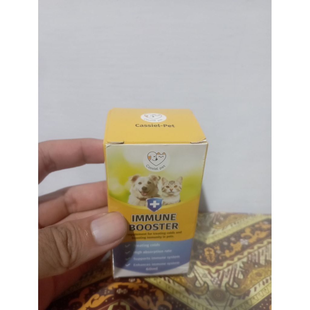 Immune booster kucing dan anjing cassiel pet