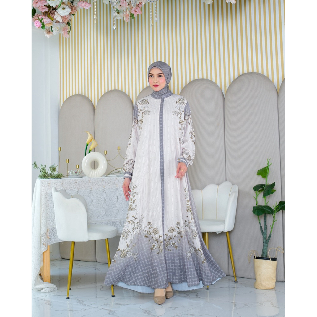 Latisya Dress Set Scarf