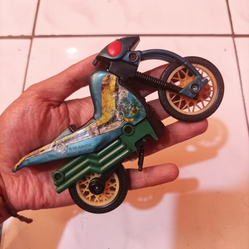 Vintage Rare Original Bandai Acrobatter Skala SHF Kamen Rider Black RX Mainan Action Figure