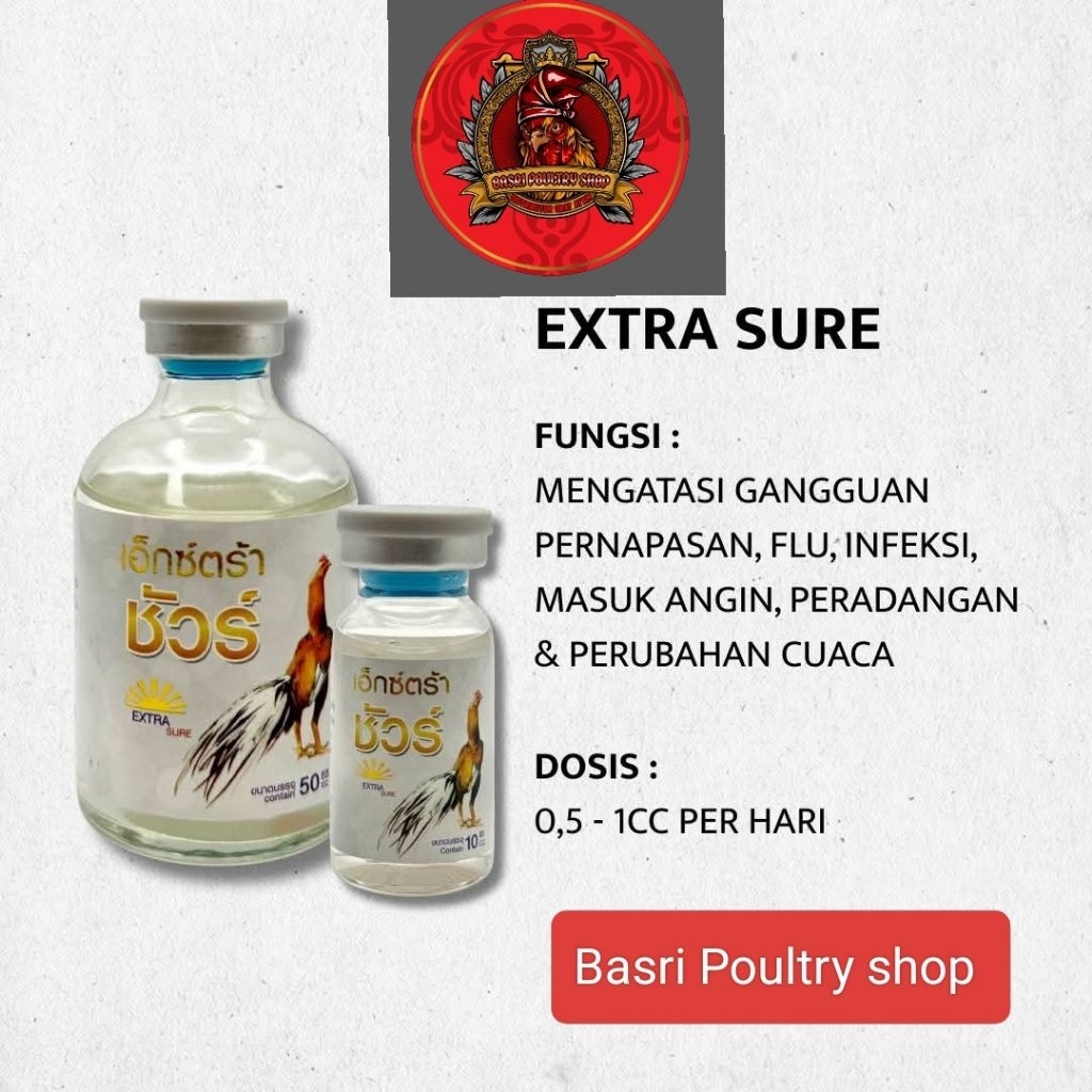 Extra Sure Putih 10 ml Ayam