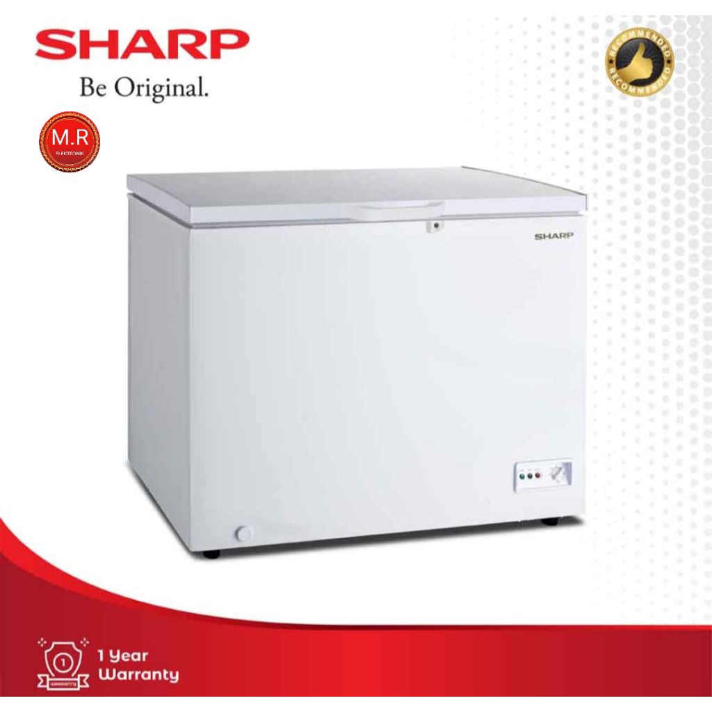 FREEZER SHARP 150 LITER FRV150X GARANSI RESMI 3 TAHUN