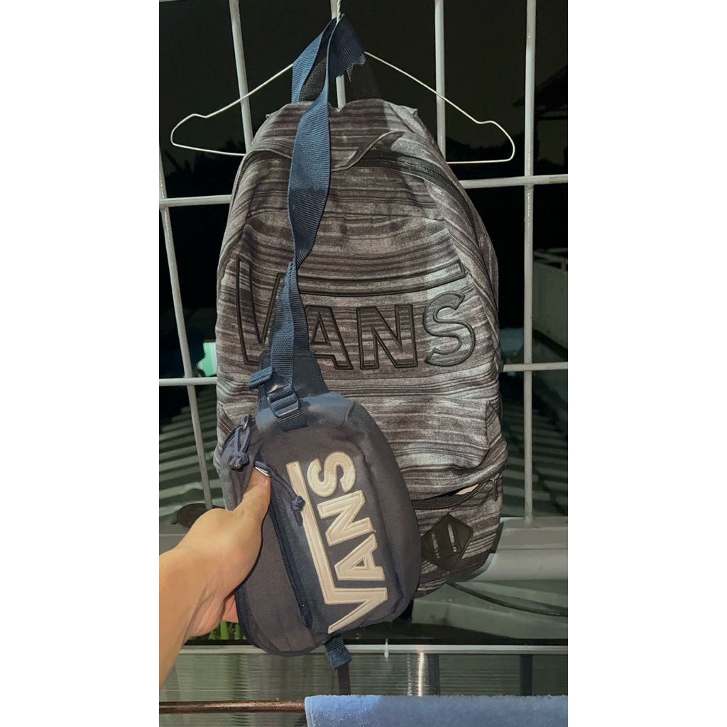 TAS VANS ORIGINAL 100% BACKPACK & SLING BAG