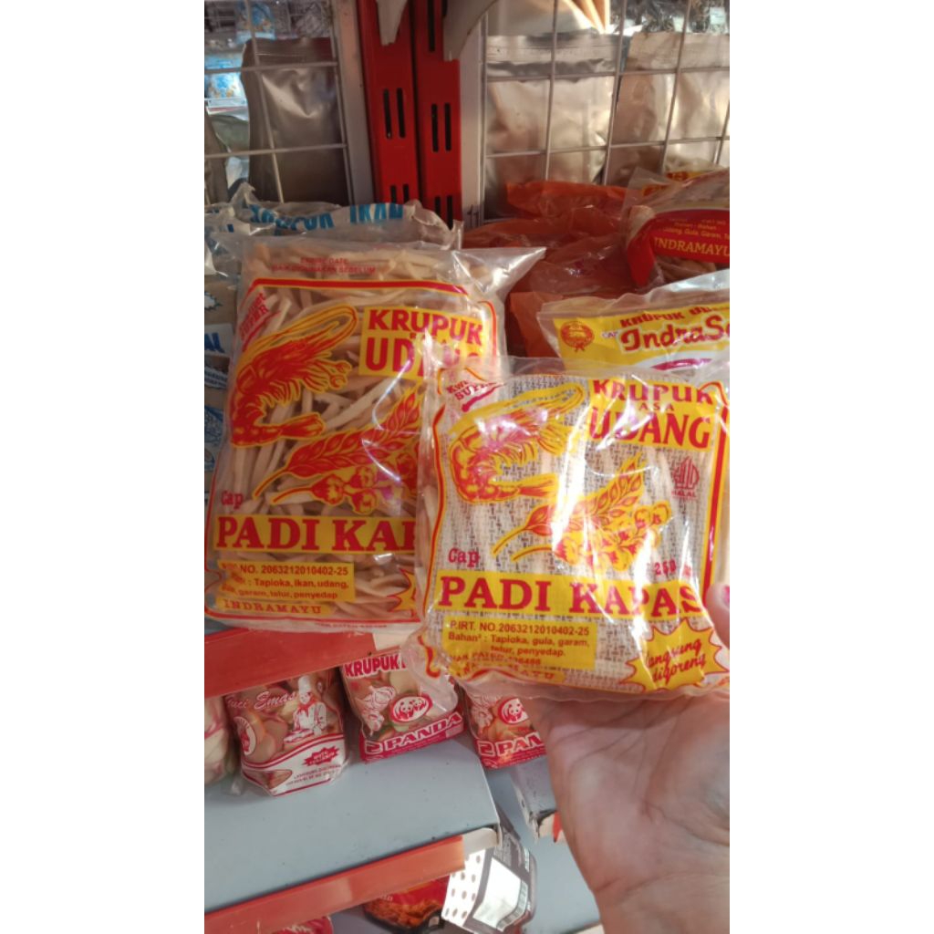 KERUPUK UDANG STIK PADI KAPAS