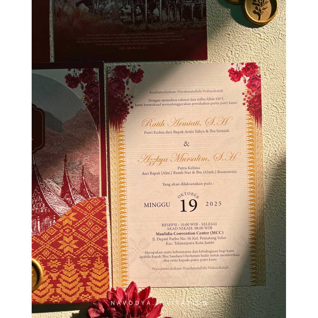 Kodok Belishop_ Undangan Pernikahan Softcover Satuan Undangan Custom Tanpa Minimalorder