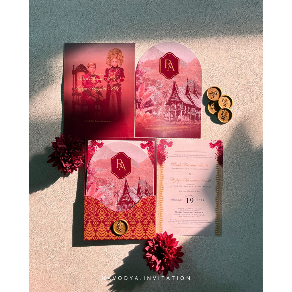 Kenanganpawon Undangan Pernikahan Softcover Satuan Undangan Custom Tanpa Minimalorder