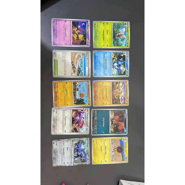 Pokemon Evolusi Mega 10pcs kartu