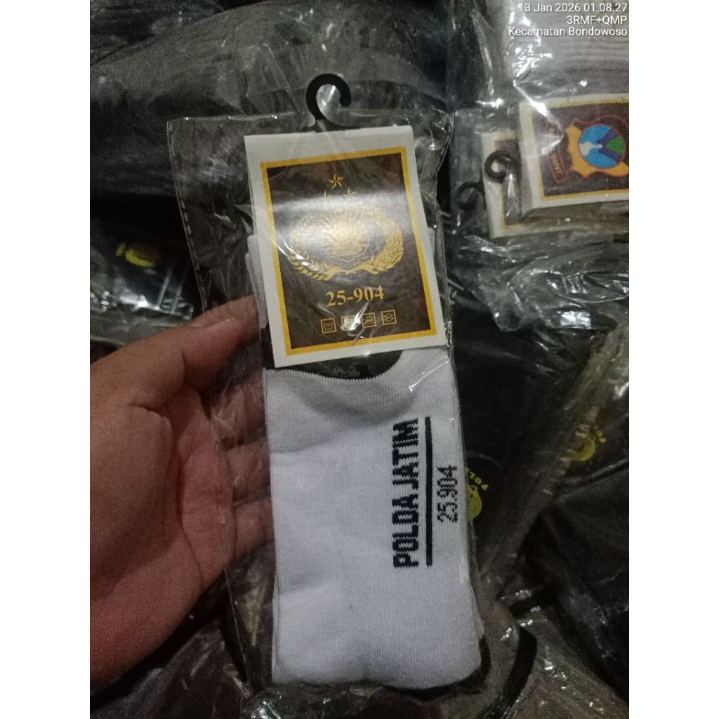 Kaos Kaki Putih Jatah Polri Original