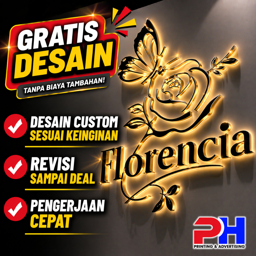 Papan nama Logo Kayu Aesthetic  / Tulisan Kayu / Papan Nama Toko Kayu / Signage Kayu / Logo custom