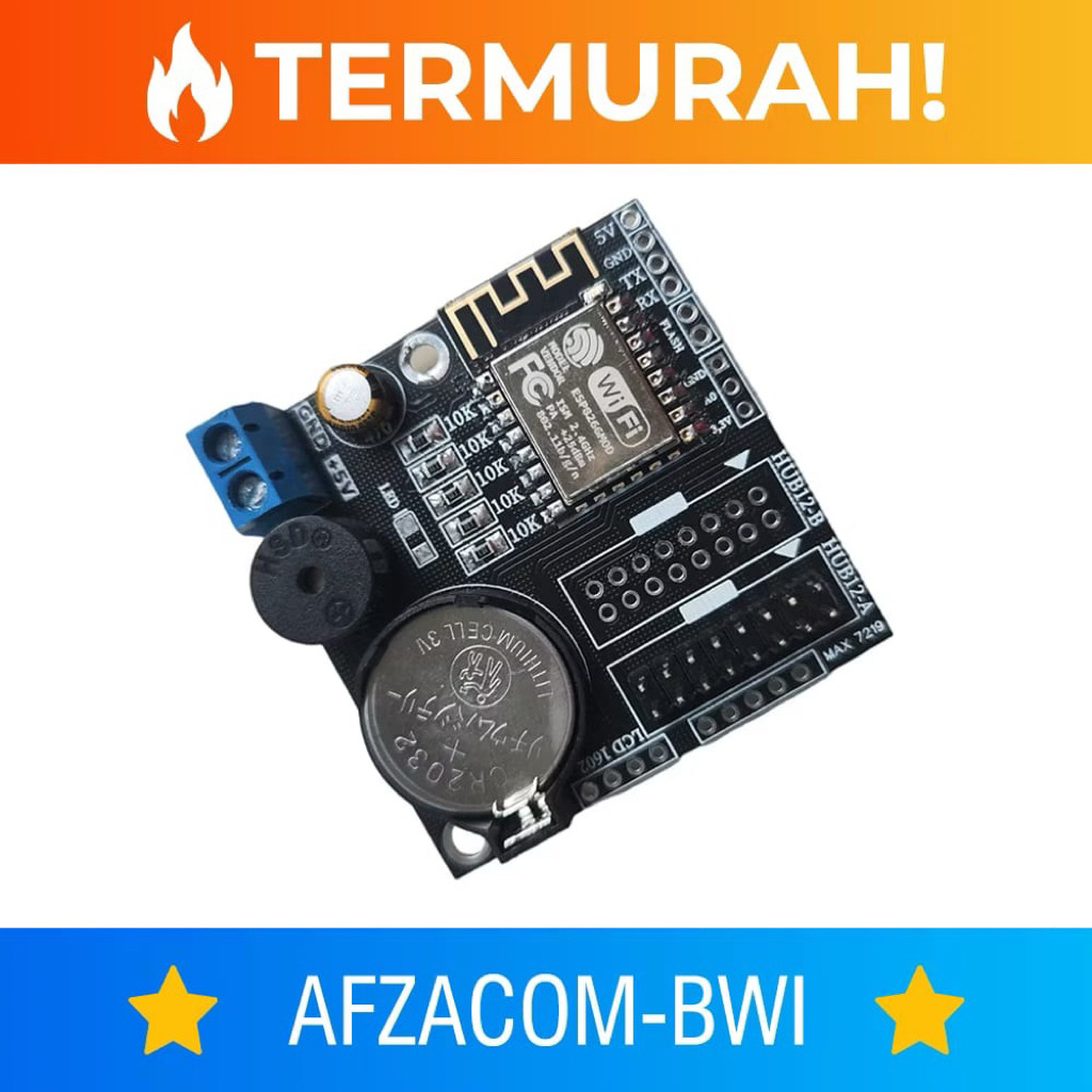 Controller JWS (Jadwal Waktu Sholat) WiFi Multipanel 1-6 PANEL/Support Autotartil MP3 dan LCD 1602 k