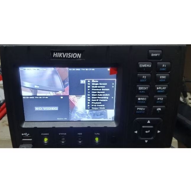 DVR Hikvision Monitor Mulus Suap pakai siap online
