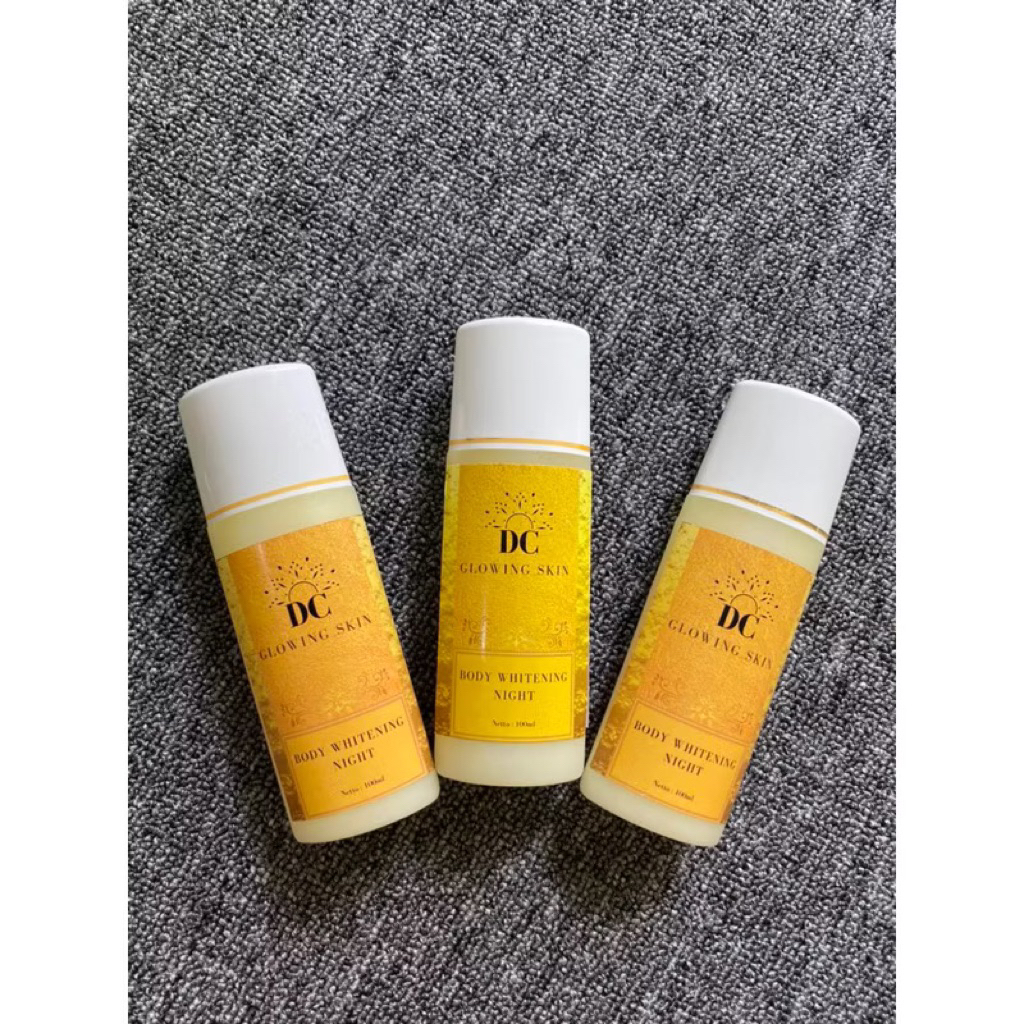 Body Whitening Dc Glowing Skin Original segel Hologram