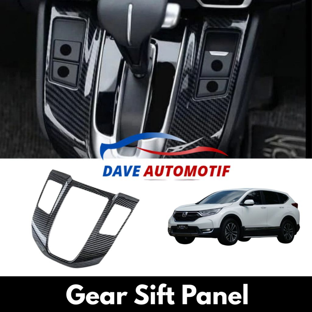 Cover Gear Panel Carbon Fiber Honda CR-V CRV Turbo 2017-2022