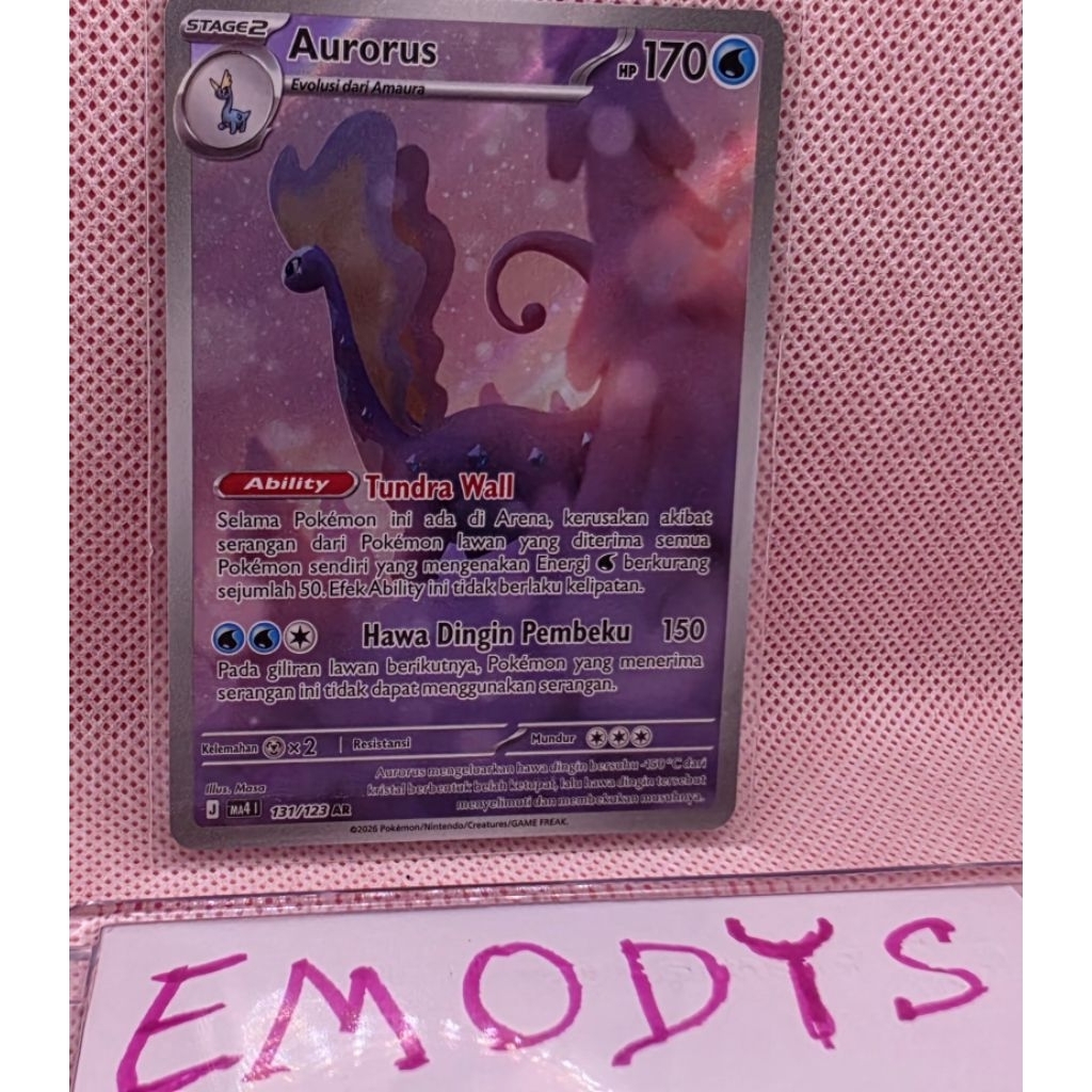 Pokemon TCG Indonesia Ledakan Peniada ma4 - Aurorus AR 131/123