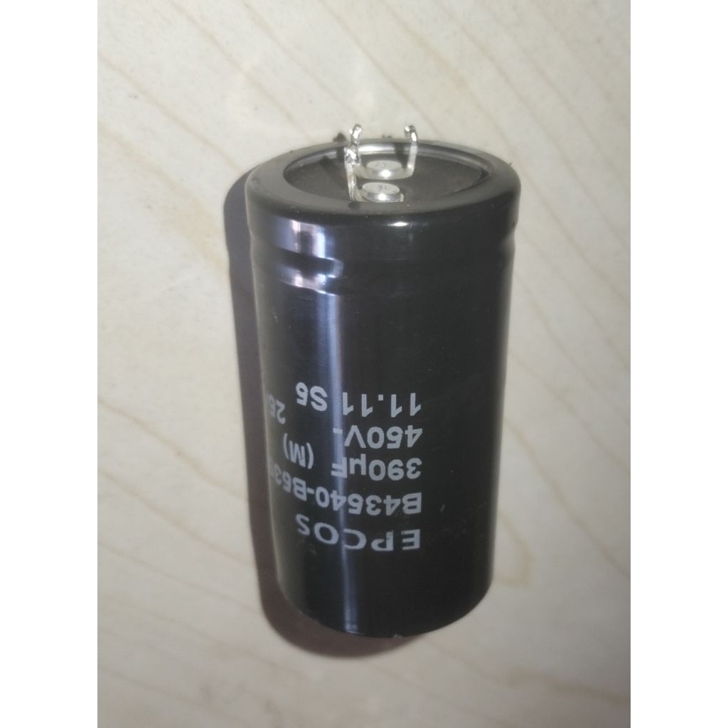 ELCO 450V 390UF T 5CM D 3CM BEKAS