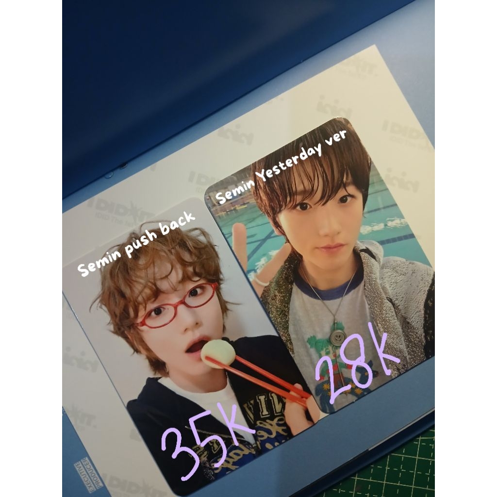 Photocard Semin IDID official