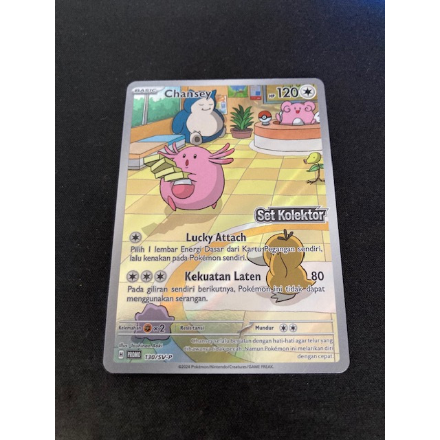 Kartu Koleksi TCG Pokemon Chansey Set Kolektor 130/SV-P