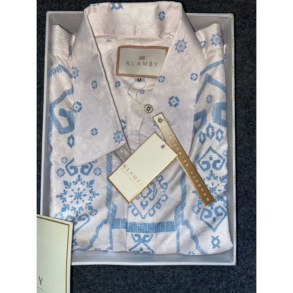 Wearing klamby Dahayu Shirt Men Melati NEW | Klamby Shirt Men