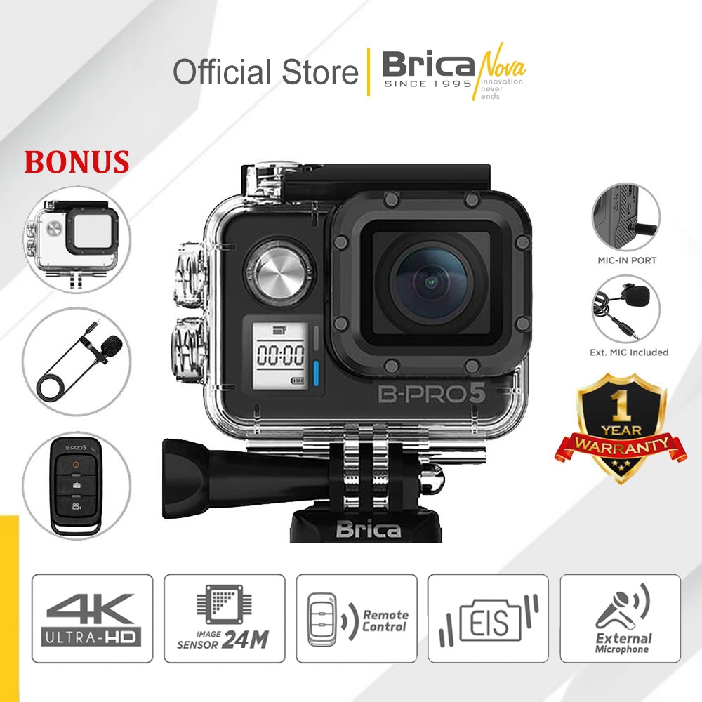 Esr - Brica BPRO5 Alpha Edition All Series Action Camera + Gratis Bonus - Action Cam BPRO-5 - Kamera