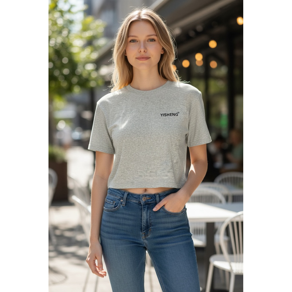 NEW CROP TOP WANITA / KAOS WANITA CROP BODYFIT PREMIUM