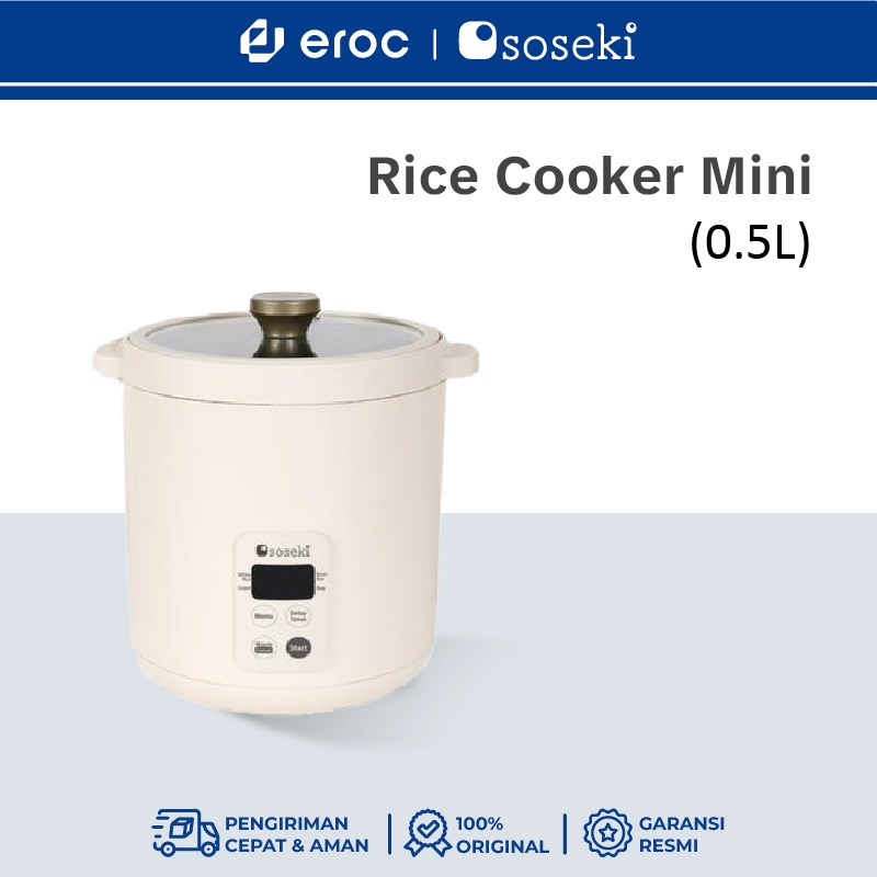 SOSEKI Digital Rice Cooker Mini 0,5 & 0,8 Liter
