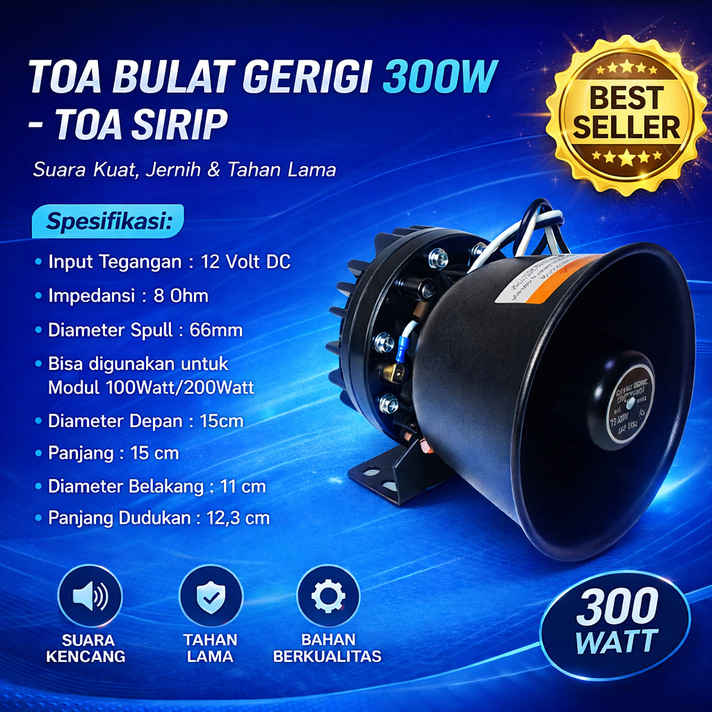 Toa Spiker Speker STS TS300N Toa Gerigi 300 watt