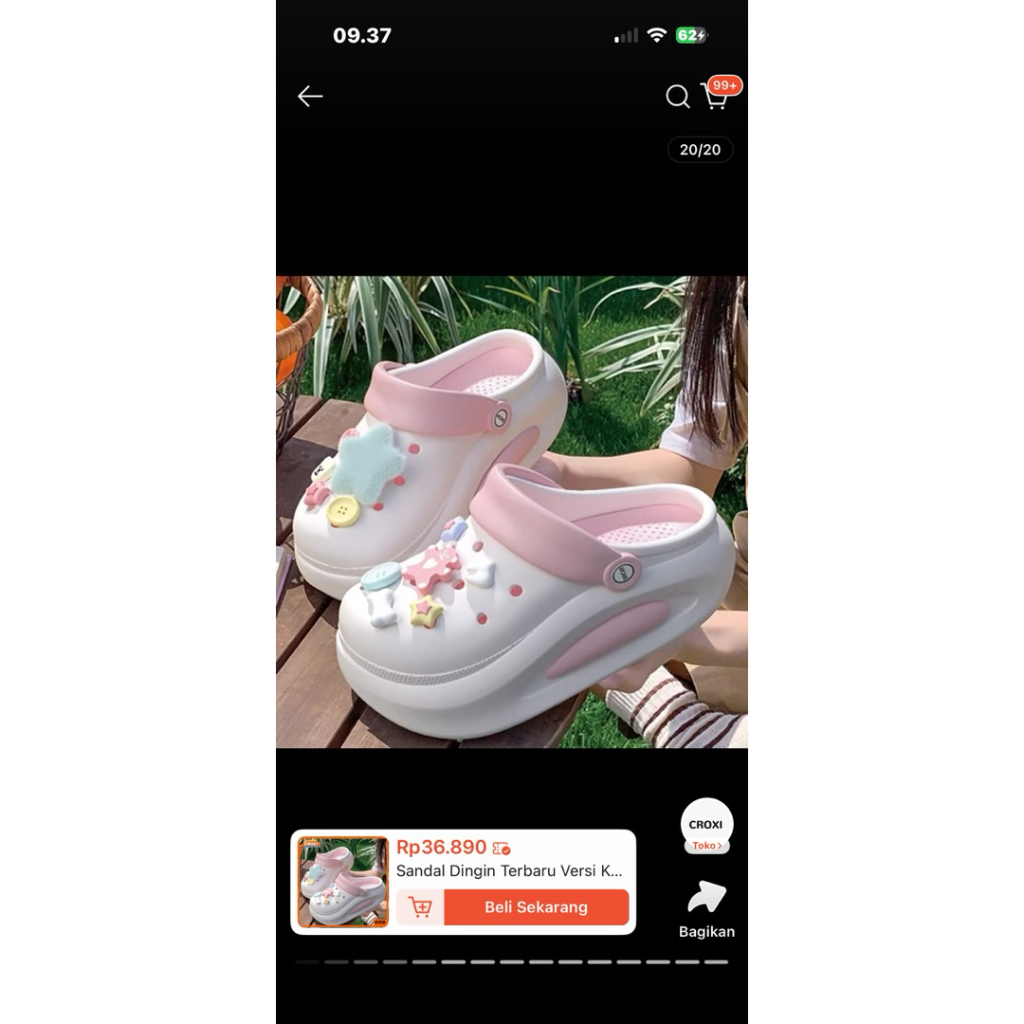 sandal baim crocs new