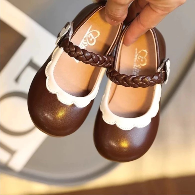 sepatu pesta anak perempuan 1 tahun sampai 8 tahun / sepatu balet anak perempuan model tali kepang l