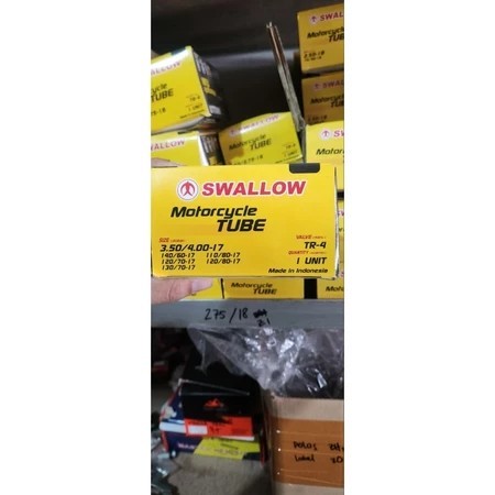 BAN DALAM SWALLOW 350/400-17 140/60-17 120/70-17 130/70-17 110/80-17 120/80-17