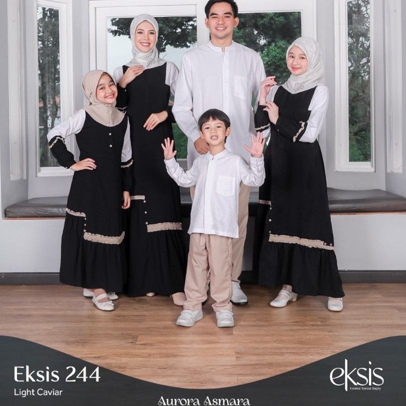 EKSIS 244 LIGHT CAVIAR, MEYRA 260 / SELIA 163 / KASEO 227 BAJU SARIMBIT KELUARGA (ETHICA MATARAM)