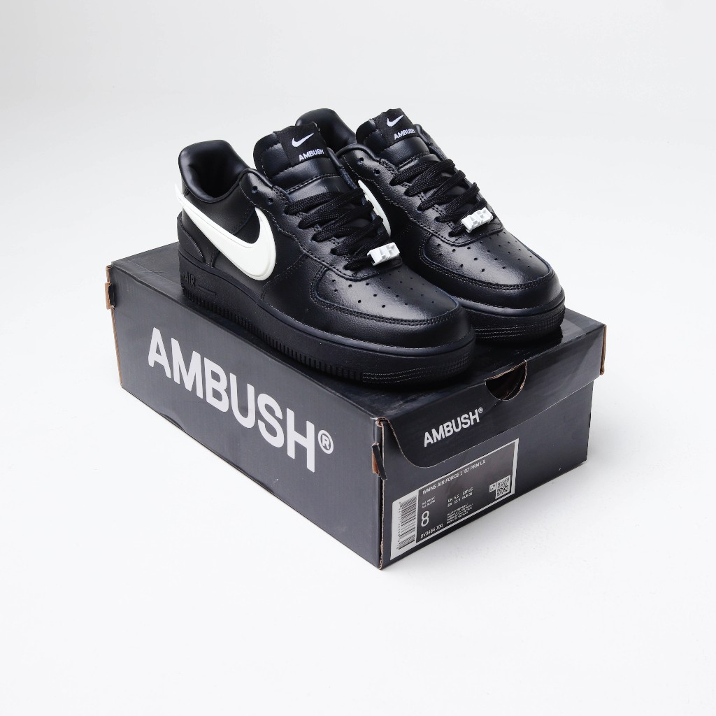 (FTBX) Sepatu Sneakers Nike Air Force 1 Low Ambush Black