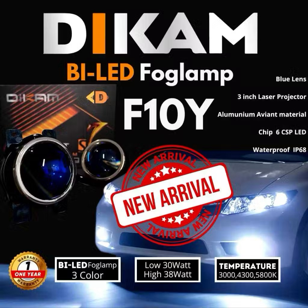 NIDAS Biled foglamp 3 warna ukuran 3 inch