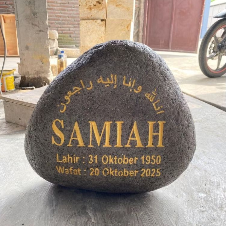 Makam batu alam Natural+tatakan/Batu nisan Alami