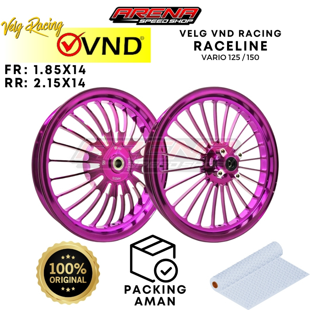 VND Velg Racing Raceline 185x14 & 215x14 - Vario 125 150 Velg RCL Race Line Original VND Racing
