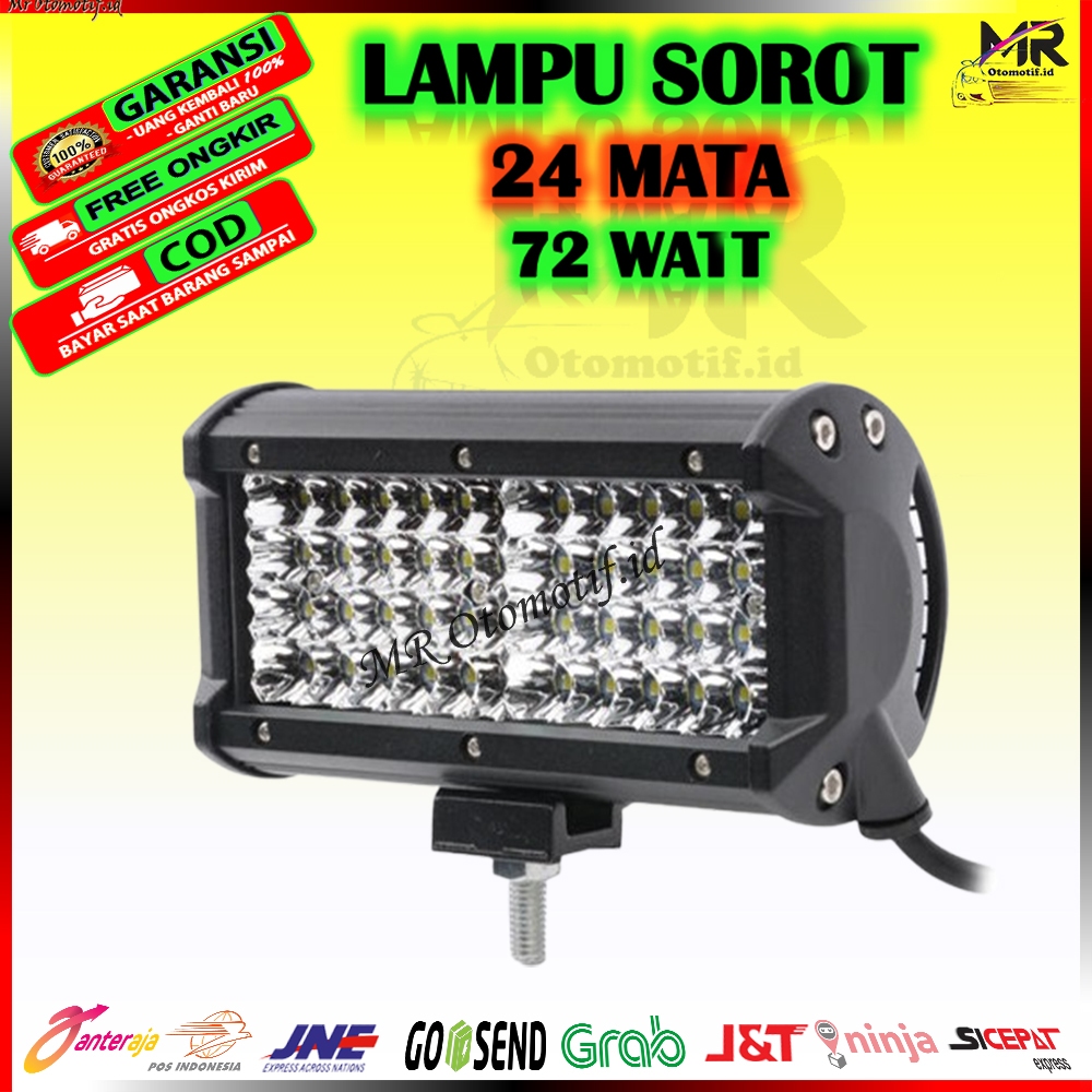 Led Cree 24 Mata 72 Watt - Kuning Z5