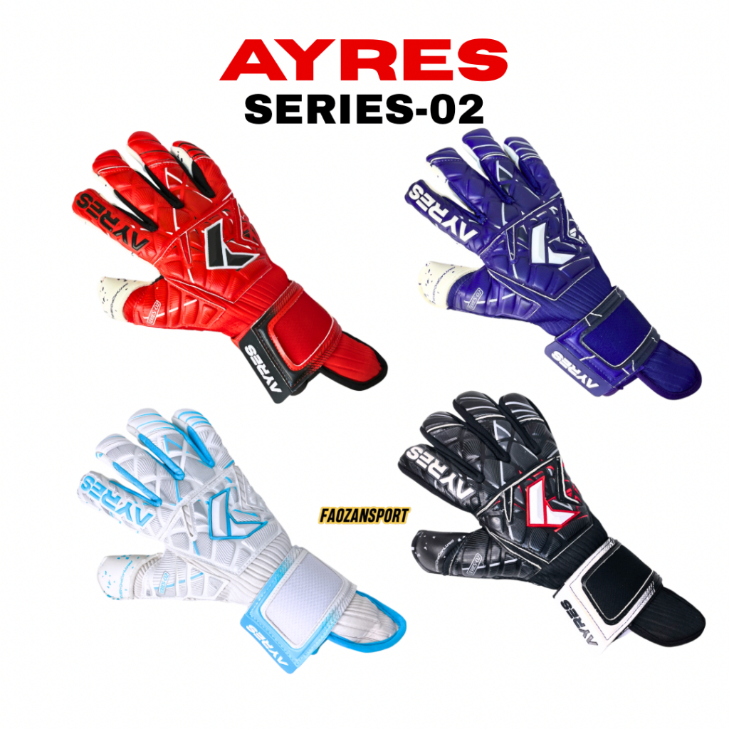 sarung tangan ayres series 02 ayres glove Keeper sarung tangan kiper sepakbola Tanpa tulang ayres