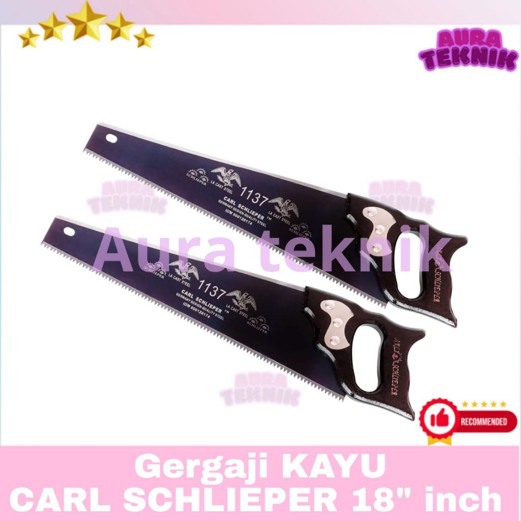 GERGAJI KAYU CAP MATA ORIGINAL CARL SCHLIEPER 18 INCH GRAJI KAYU TAJAM