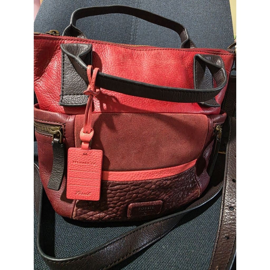 Tas Ocil Emerson Satchel Multi Red Preloved
