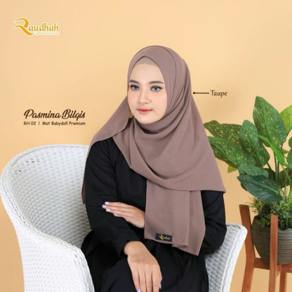 PASHMINA BILQIS // HIJAB PASHMINA CERUTY BY BILQIS // KERUDUNG PASHMINA BILQIS