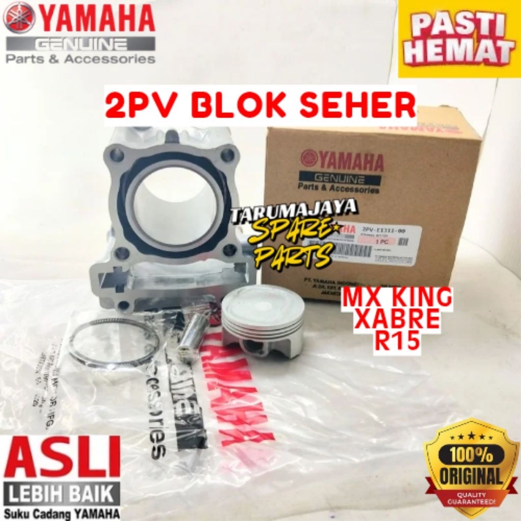 BLOK SEHER ORIGINAL YAMAHA KODE 2PV, BLOK SEHER MX KING, BLOK SEHER XABRE, BLOK SEHER R15



