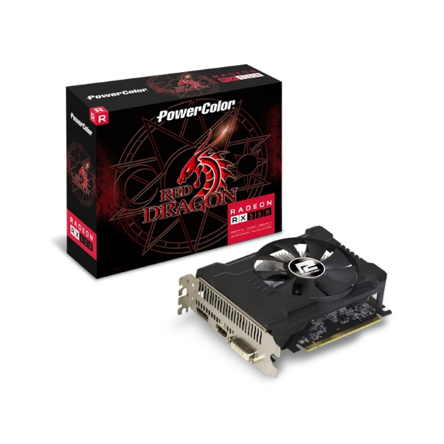 POWERCOLOR RX 550 4GB RED DRAGON GDDR5 RX550 4G VGA AMD RADEON