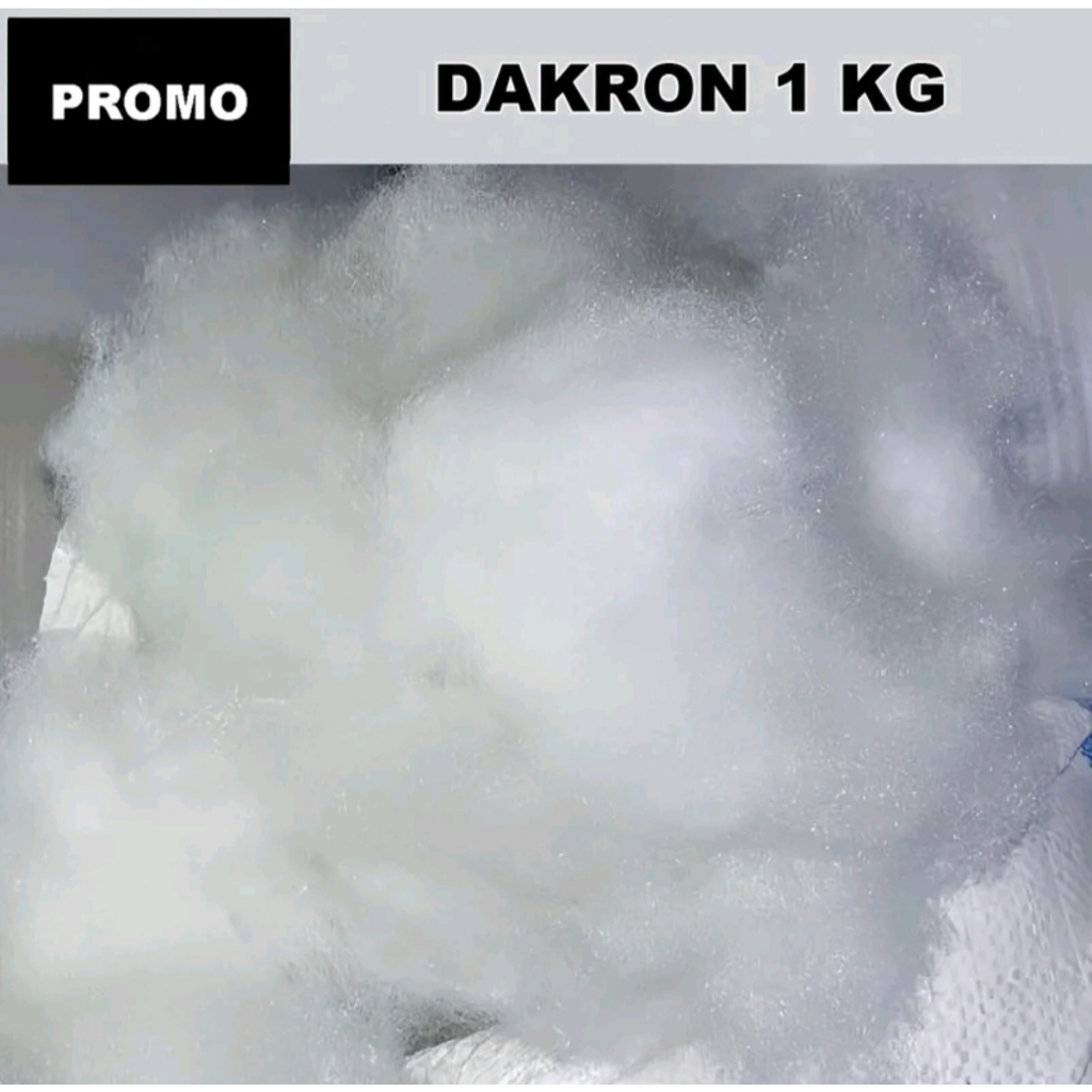Dakron Silikon 1kg - Lembut, Kenyal, Anti Alergi dan Mudah Dibentuk