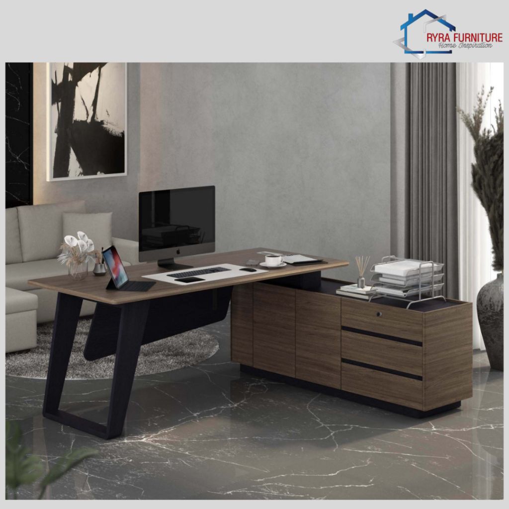 PRO DESIGN - NADELA DK200 - MEJA KERJA / MEJA KANTOR / MEJA KERJA SUDUT / MEJA DIREKTUR / MEJA KANTO
